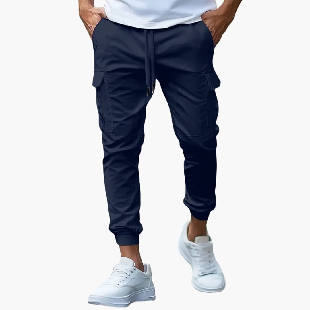 Cargo-Jogginghose für Herren mit elastischer Taille und Cargotaschen
