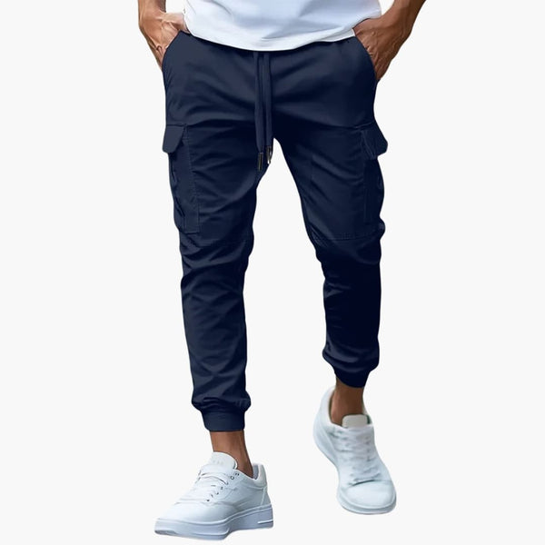 Cargo-Jogginghose für Herren mit elastischer Taille und Cargotaschen