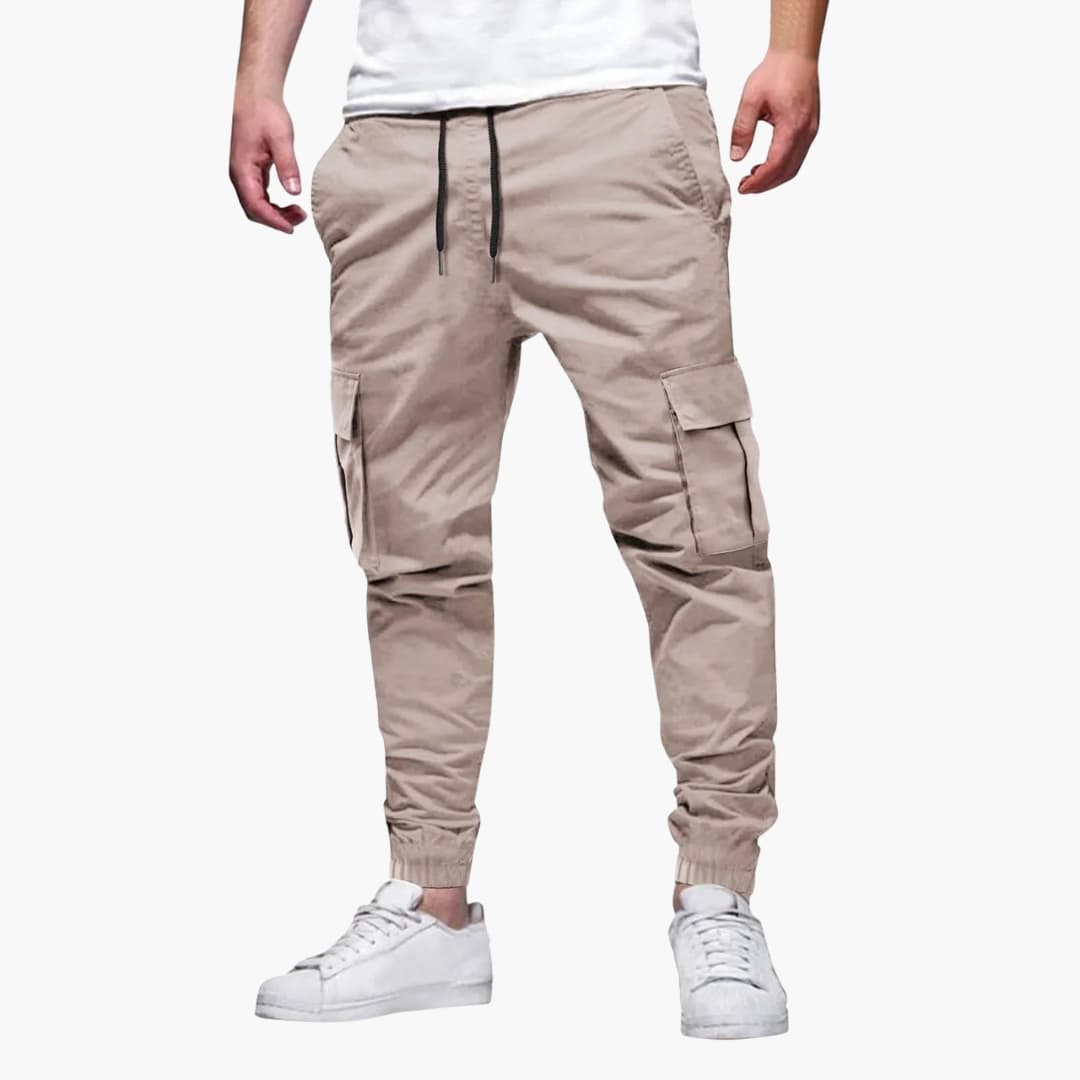 Cargo-Jogginghose für Herren mit elastischer Taille und Cargotaschen