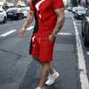 Zweiteiliges Set für Herren | Casual T-Shirt und Shorts Outfit