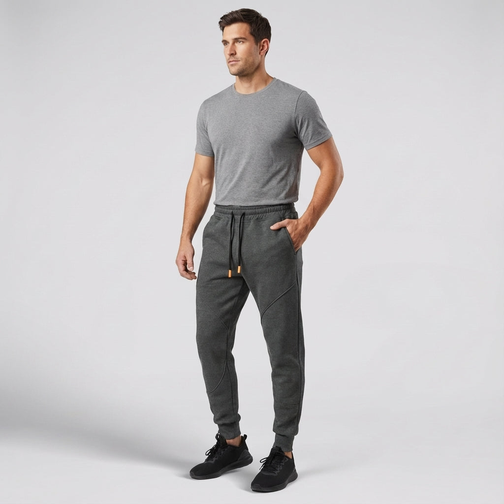 Jogginghose Herren Regular Fit Gefüttert Warm Freizeit