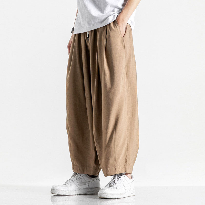Lässige Herren Balloon-Leg Hose für Streetwear im entspannten Schnitt
