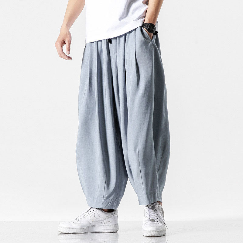 Lässige Herren Balloon-Leg Hose für Streetwear im entspannten Schnitt