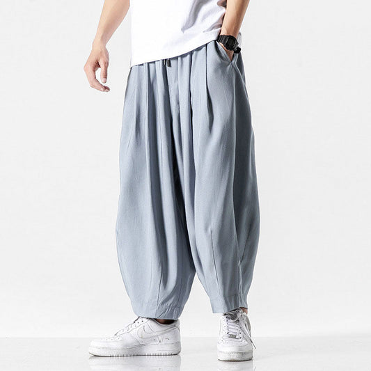 Lässige Herren Balloon-Leg Hose für Streetwear im entspannten Schnitt