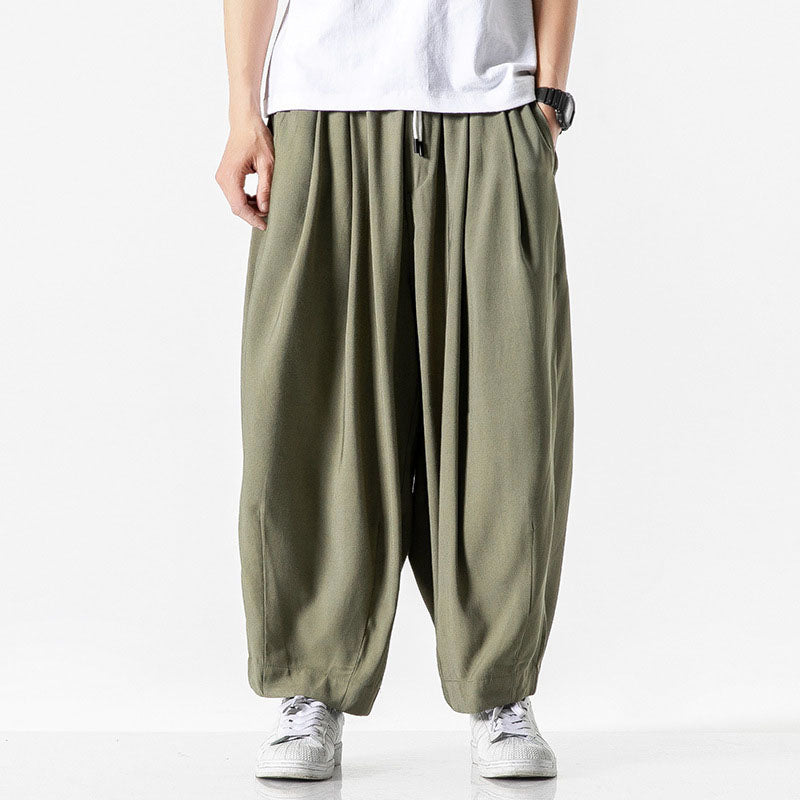 Lässige Herren Balloon-Leg Hose für Streetwear im entspannten Schnitt