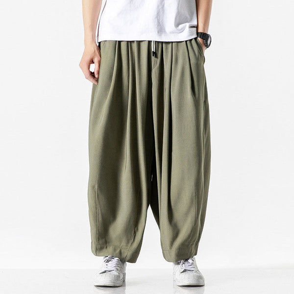 Lässige Herren Balloon-Leg Hose für Streetwear im entspannten Schnitt