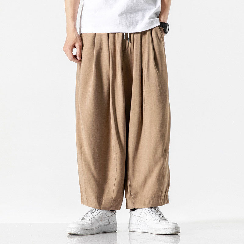 Lässige Herren Balloon-Leg Hose für Streetwear im entspannten Schnitt