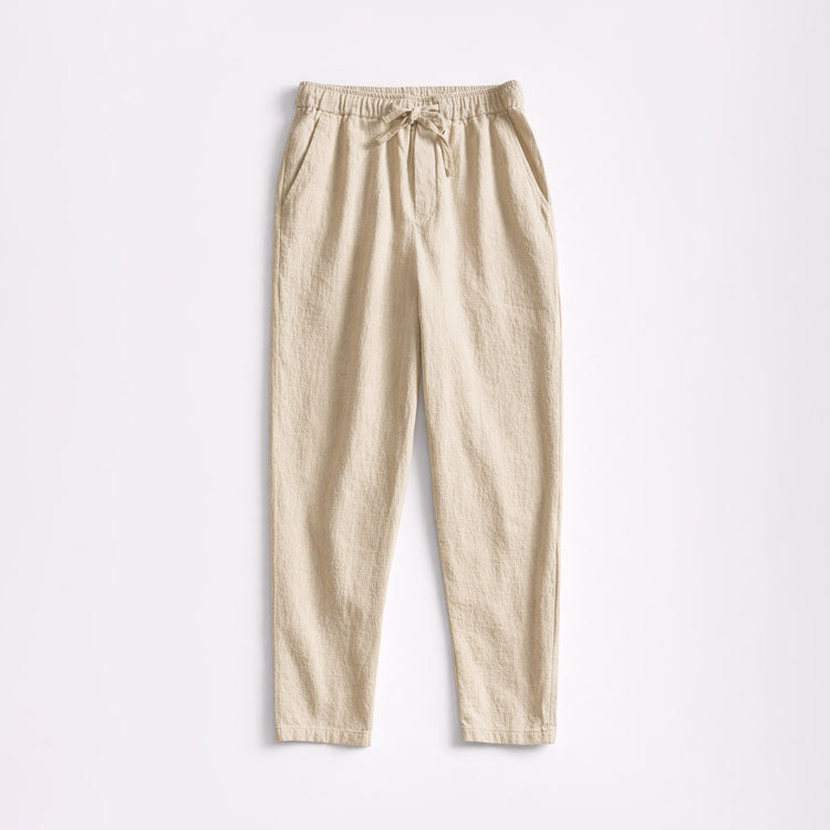 Tapered Freizeit-Hose für Herren mit Kordelzugbund und Seitentaschen