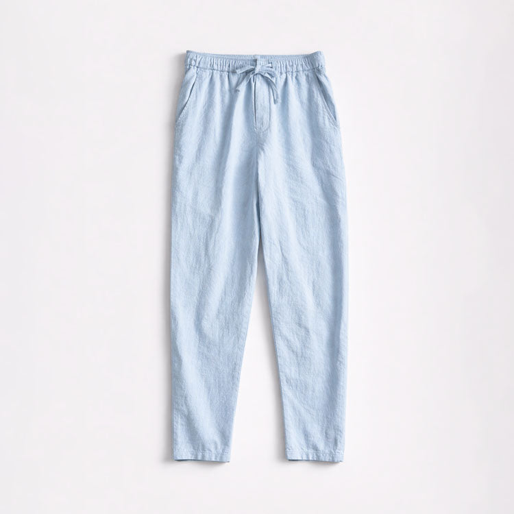 Tapered Freizeit-Hose für Herren mit Kordelzugbund und Seitentaschen