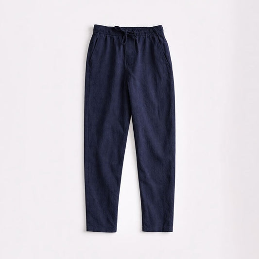 Tapered Freizeit-Hose für Herren mit Kordelzugbund und Seitentaschen