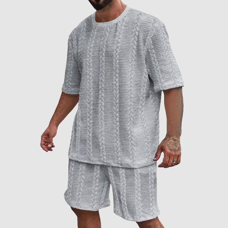 Urban Trainingsanzug Set Herren Regular Fit Freizeit Sport