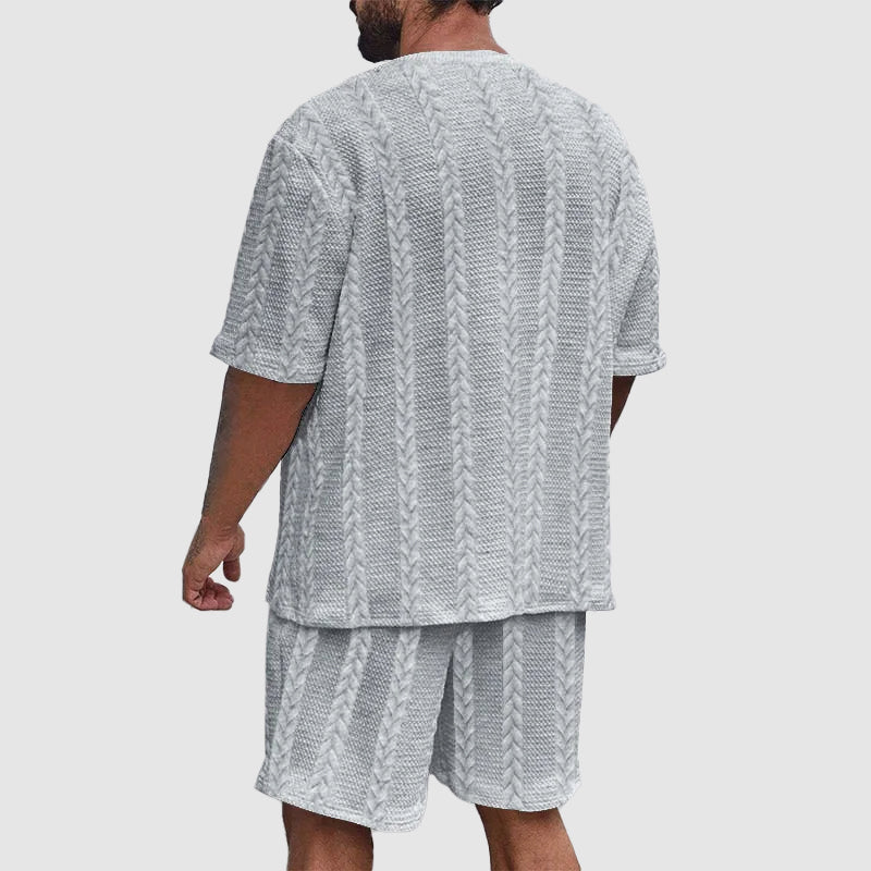 Urban Trainingsanzug Set Herren Regular Fit Freizeit Sport