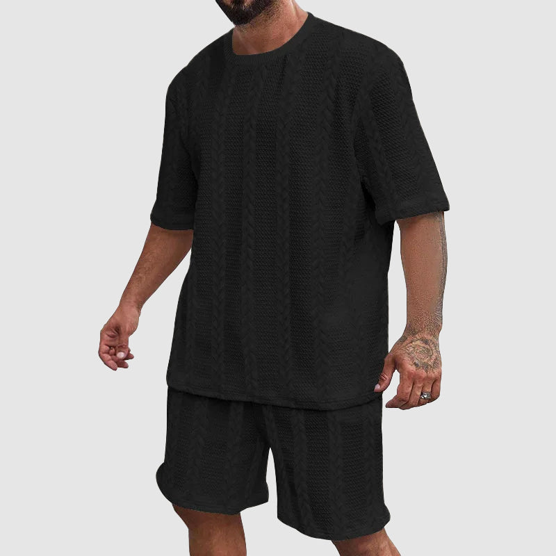 Urban Trainingsanzug Set Herren Regular Fit Freizeit Sport