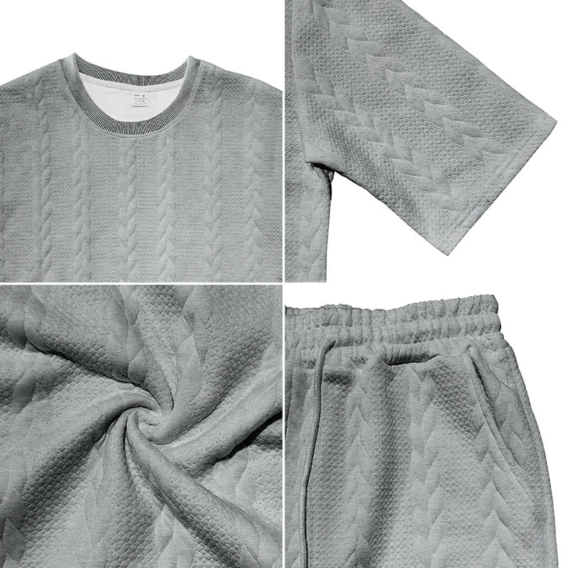 Urban Trainingsanzug Set Herren Regular Fit Freizeit Sport