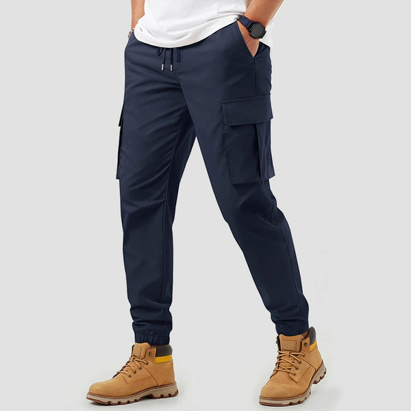 Wasserabweisende Herren-Cargo-Jogginghose Slim Fit Freizeit
