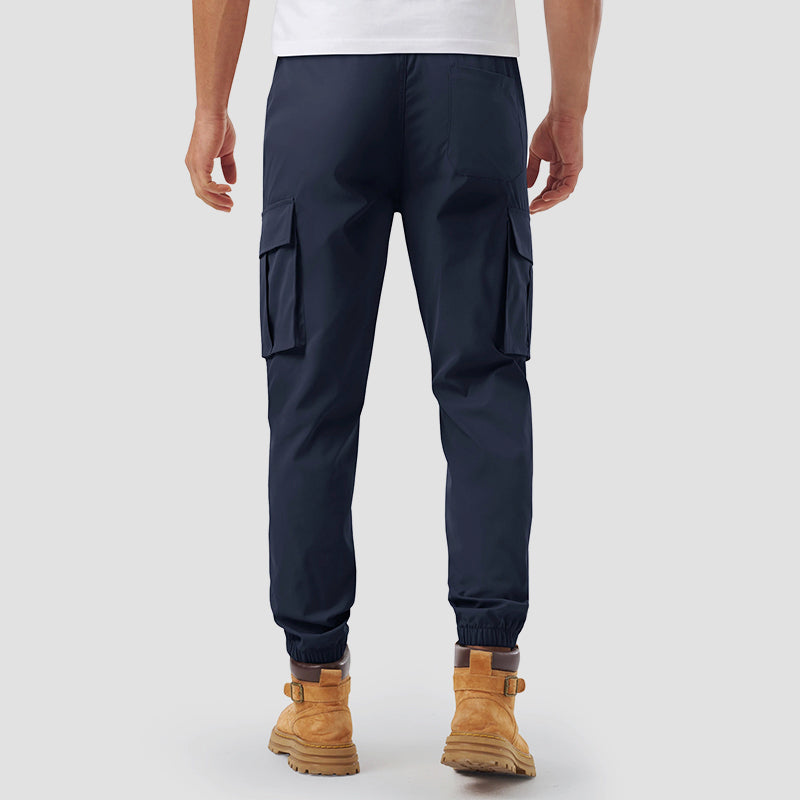 Wasserabweisende Herren-Cargo-Jogginghose Slim Fit Freizeit
