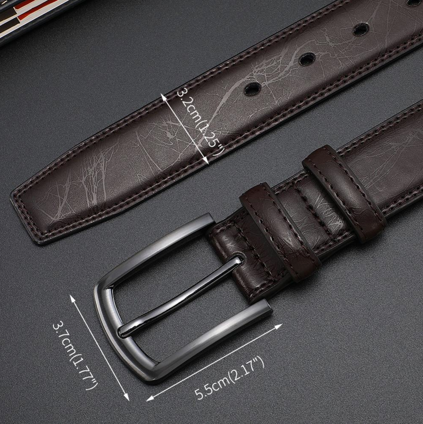 Herren-Ledergürtel – klassisches Design, vielseitig für Freizeit und formelle Anlässe