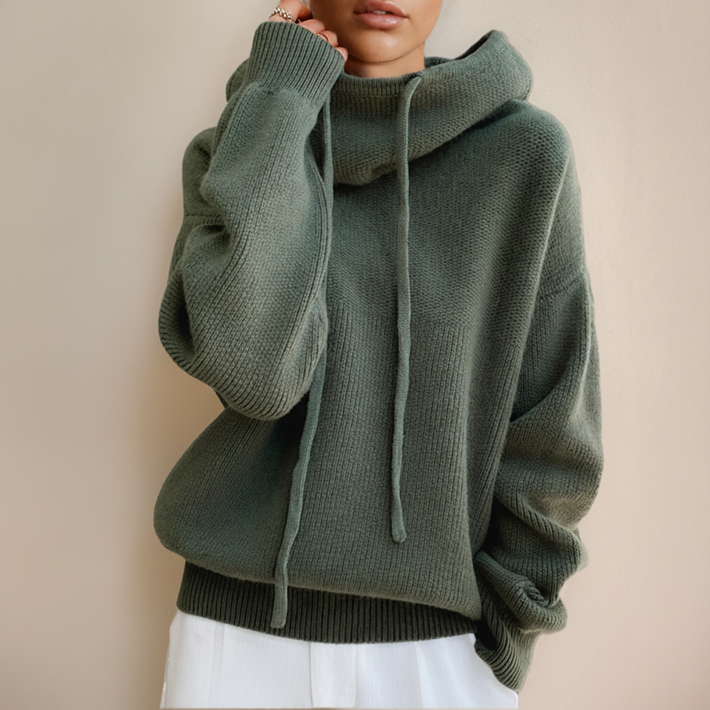 Silvia I Damen Rollkragenpullover Regular Fit Freizeit Winter