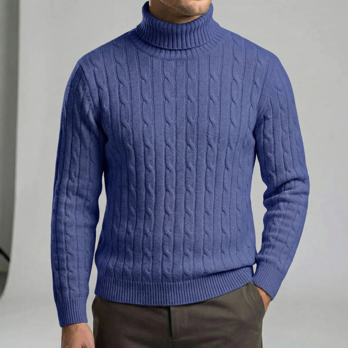 Mario I Rollkragenpullover Herren Regular Fit Winter Freizeit