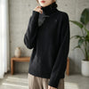 Damen Rollkragenpullover Weite Passform Casual Winter
