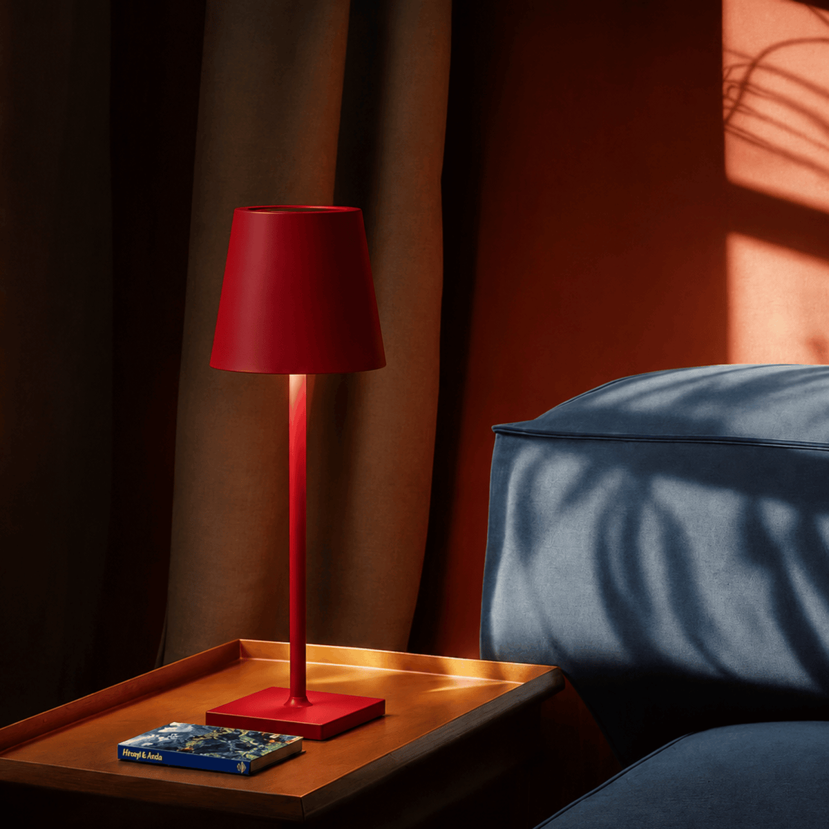 Wiederaufladbare Touch-Lampe Modernes Design für Wohn- und Außenbereich