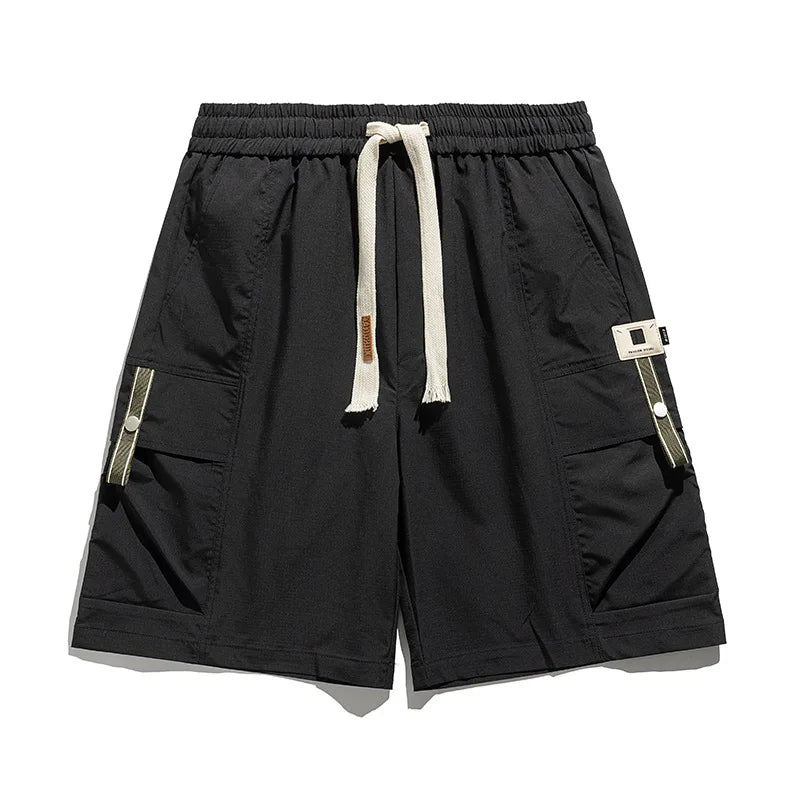 Cargo-Shorts Herren Regular Fit Freizeit Sommer