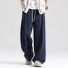 Herren Stoffhose Relaxed Fit Freizeit Weit geschnitten