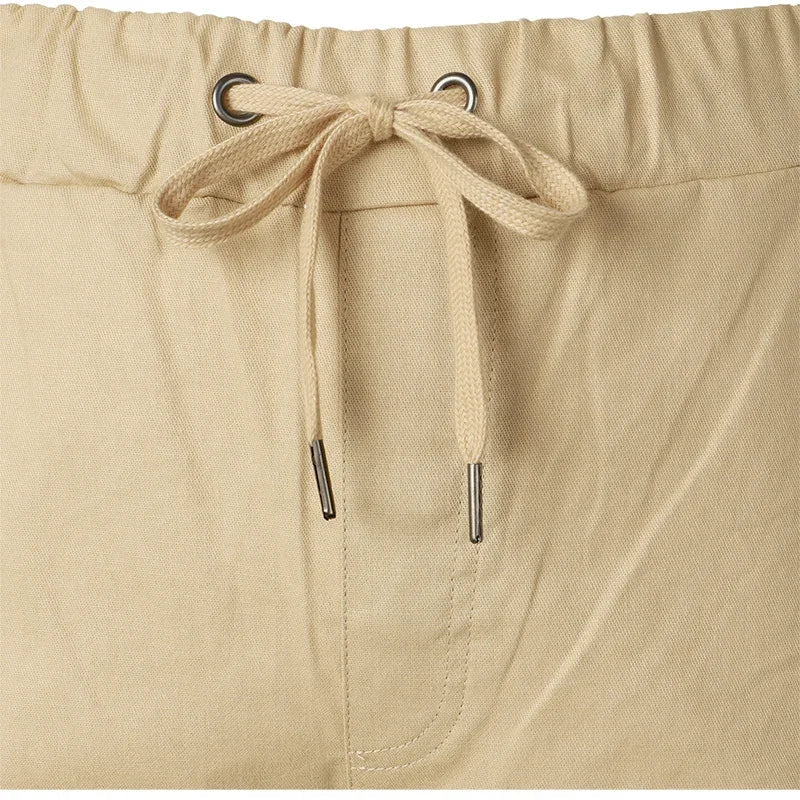 Herren Cargo-Shorts Relaxed Fit Freizeit mit Kordelzug und Taschen