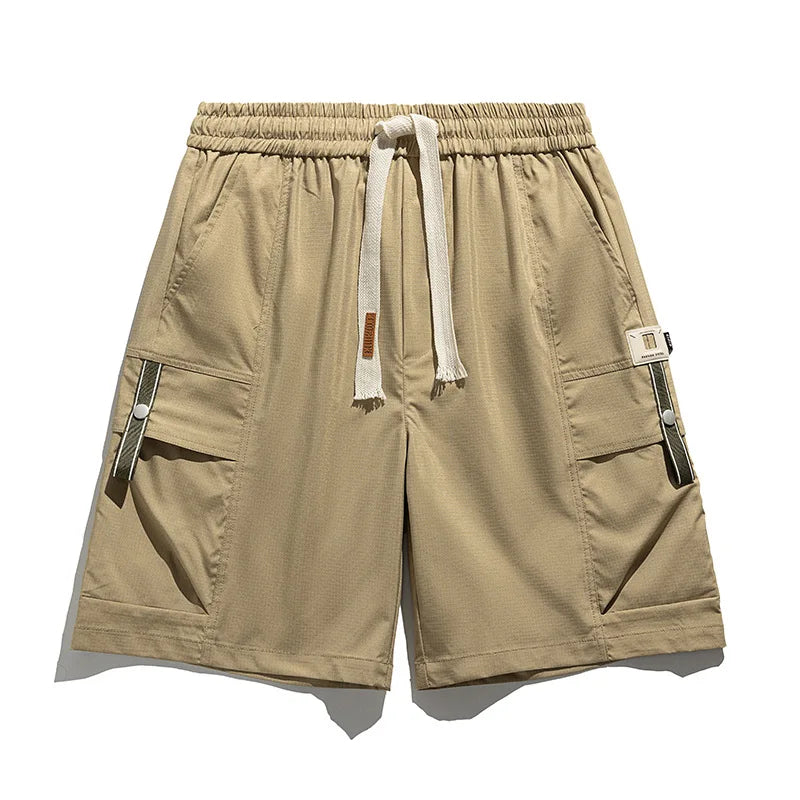 Cargo-Shorts Herren Regular Fit Freizeit Sommer