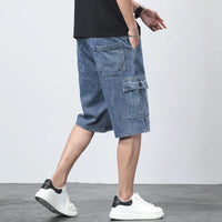 Cargo-Shorts Herren Regular Fit Freizeit vielseitig