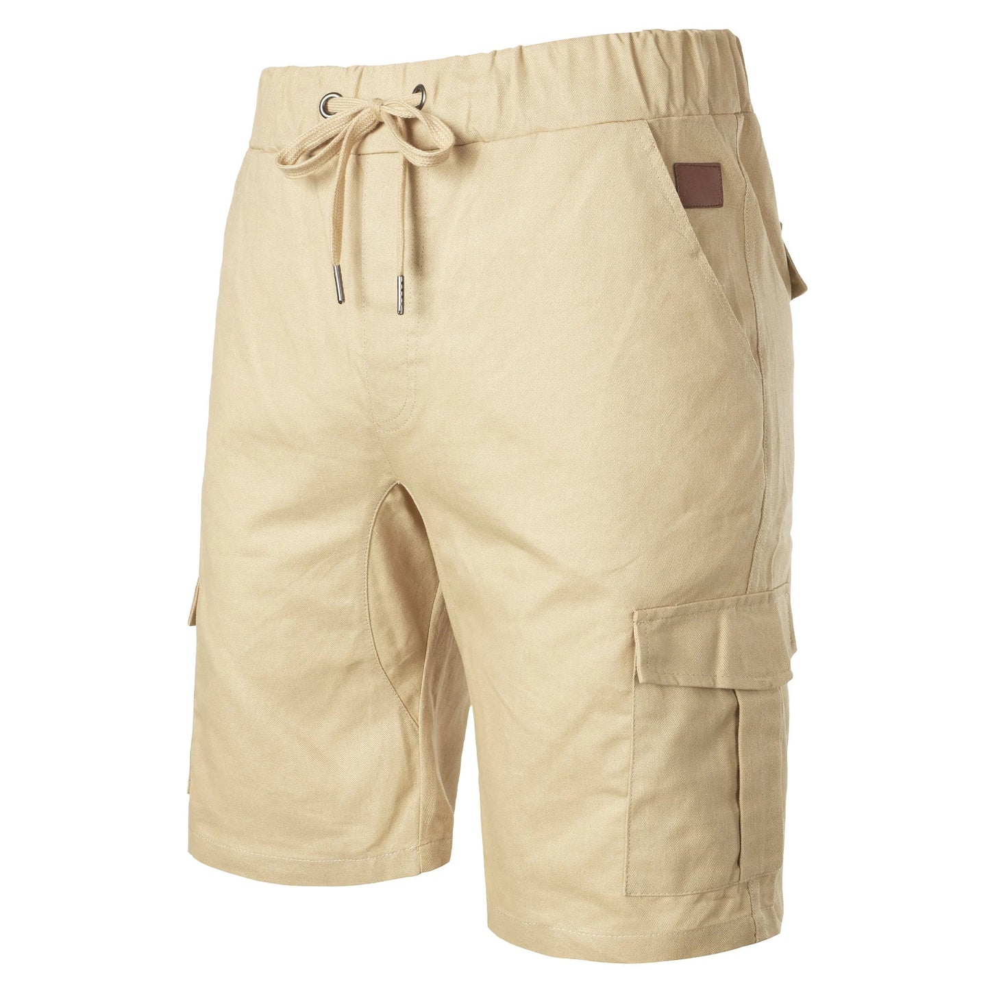 Herren Cargo-Shorts Relaxed Fit Freizeit mit Kordelzug und Taschen