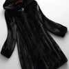 Damen Kunstpelzmantel Oversize Winter Casual Elegant