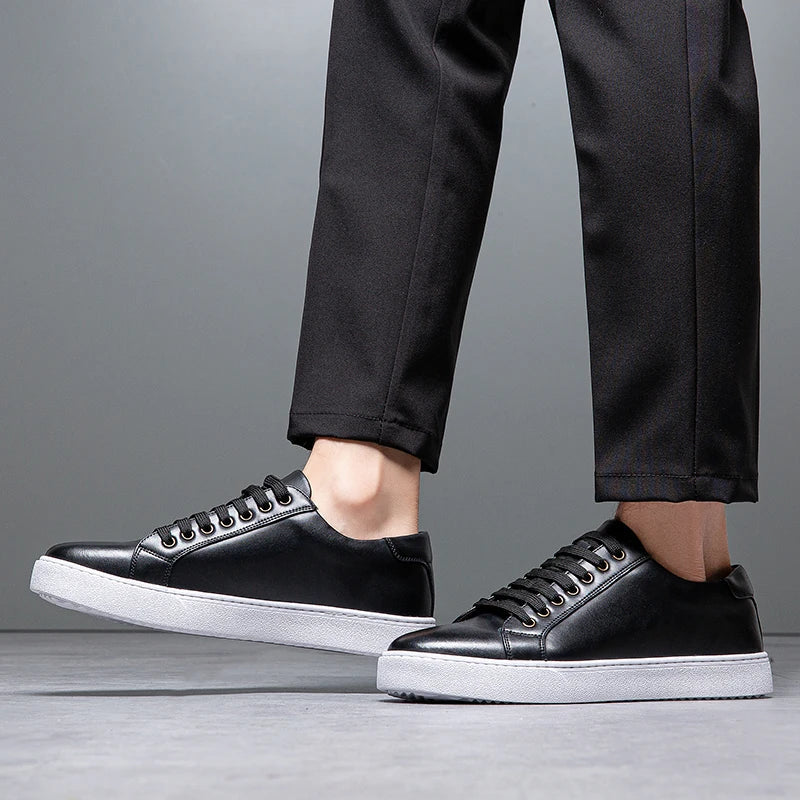 Elegante Herren Schuhe aus veganem Leder im klassischen Old-Money-Stil
