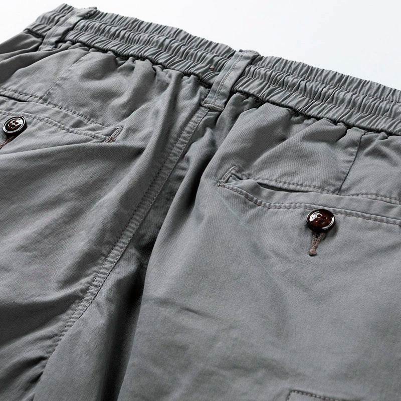 Cargo-Shorts Herren Regular Fit Freizeit Sommer