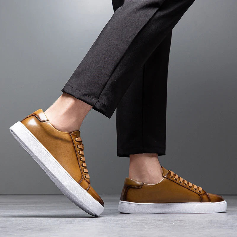 Elegante Herren Schuhe aus veganem Leder im klassischen Old-Money-Stil