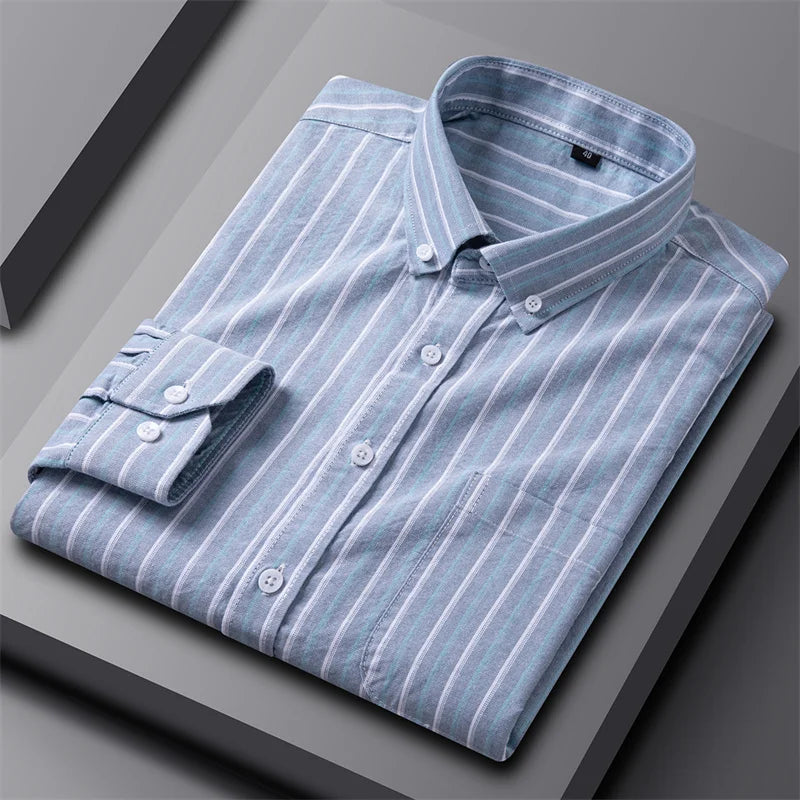 Klassisches Oxford-Hemd für Herren in elegantem, lässigem Stil