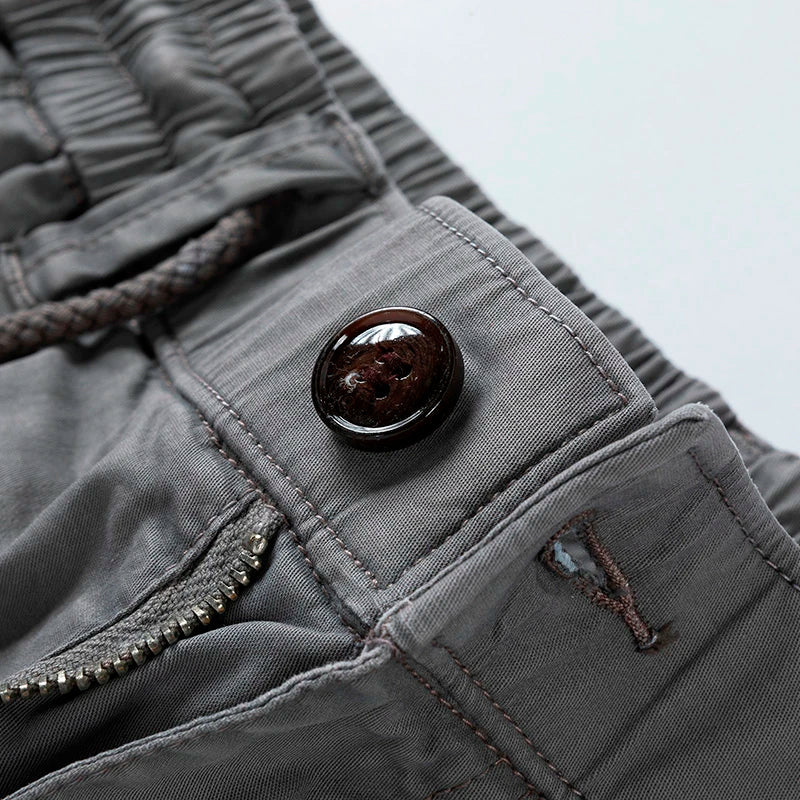 Cargo-Shorts Herren Regular Fit Freizeit Sommer