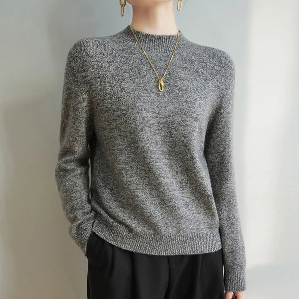 Damen Stehkragenpullover Regular Fit Freizeit leicht wärmend