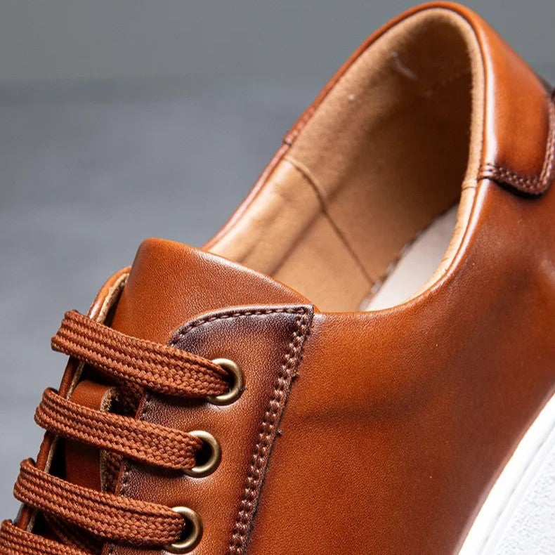 Elegante Herren Schuhe aus veganem Leder im klassischen Old-Money-Stil