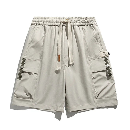 Cargo-Shorts Herren Regular Fit Freizeit Sommer