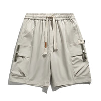 Cargo-Shorts Herren Regular Fit Freizeit Sommer
