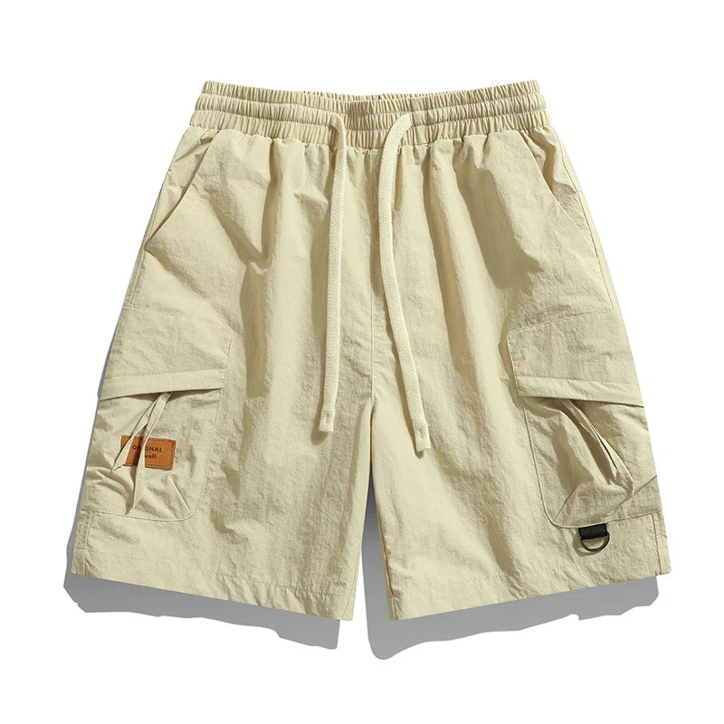 Herren Cargo-Shorts Regular Fit Freizeit Sommer