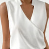 Damen Ärmelloses Top Slim Fit Elegant Sommer Freizeit