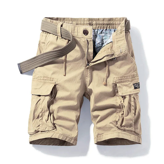 Cargo-Shorts Herren Regular Fit Freizeit Sommer