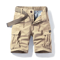 Cargo-Shorts Herren Regular Fit Freizeit Sommer