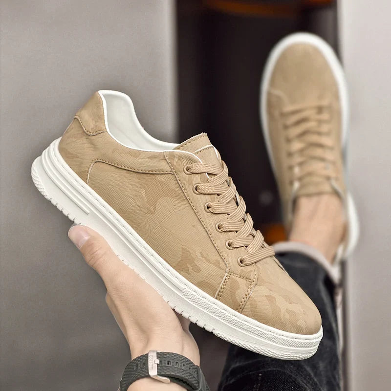 Leder Sneakers für Herren im eleganten, vielseitigen Design