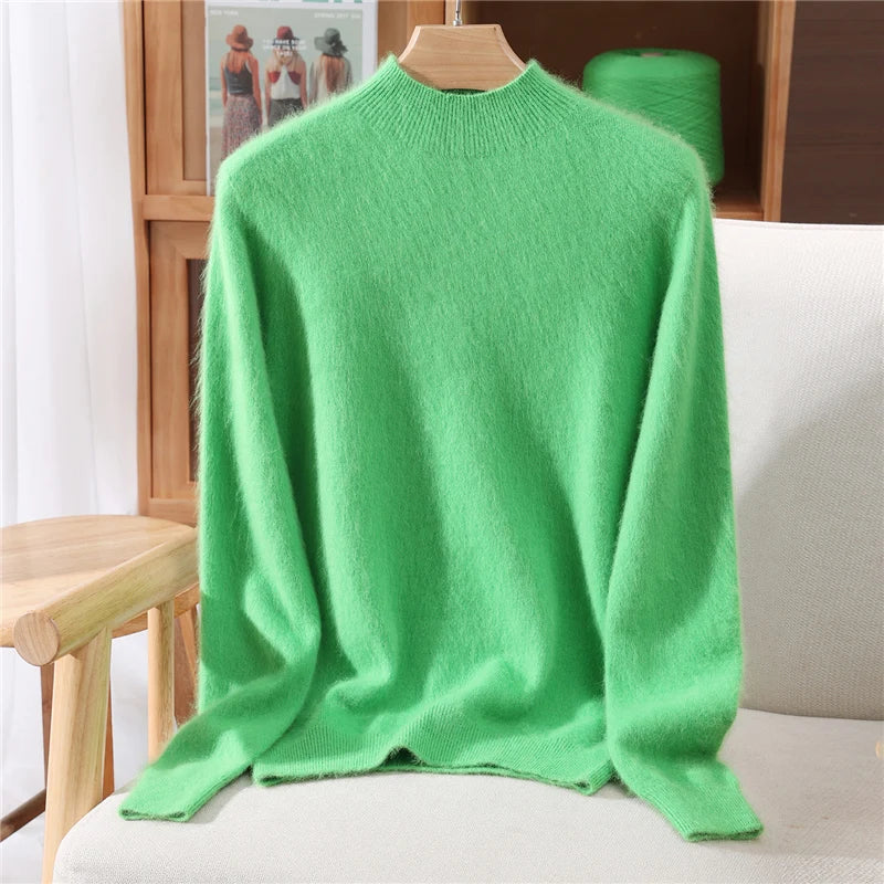 Damen Kaschmir Pullover Relaxed Fit Freizeit Herbst/Winter
