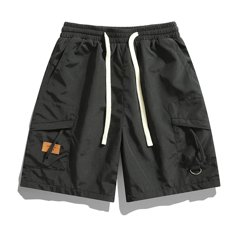 Herren Cargo-Shorts Regular Fit Freizeit Sommer