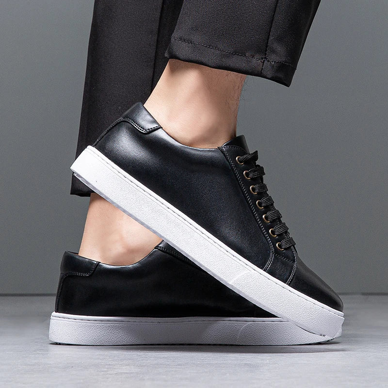 Elegante Herren Schuhe aus veganem Leder im klassischen Old-Money-Stil