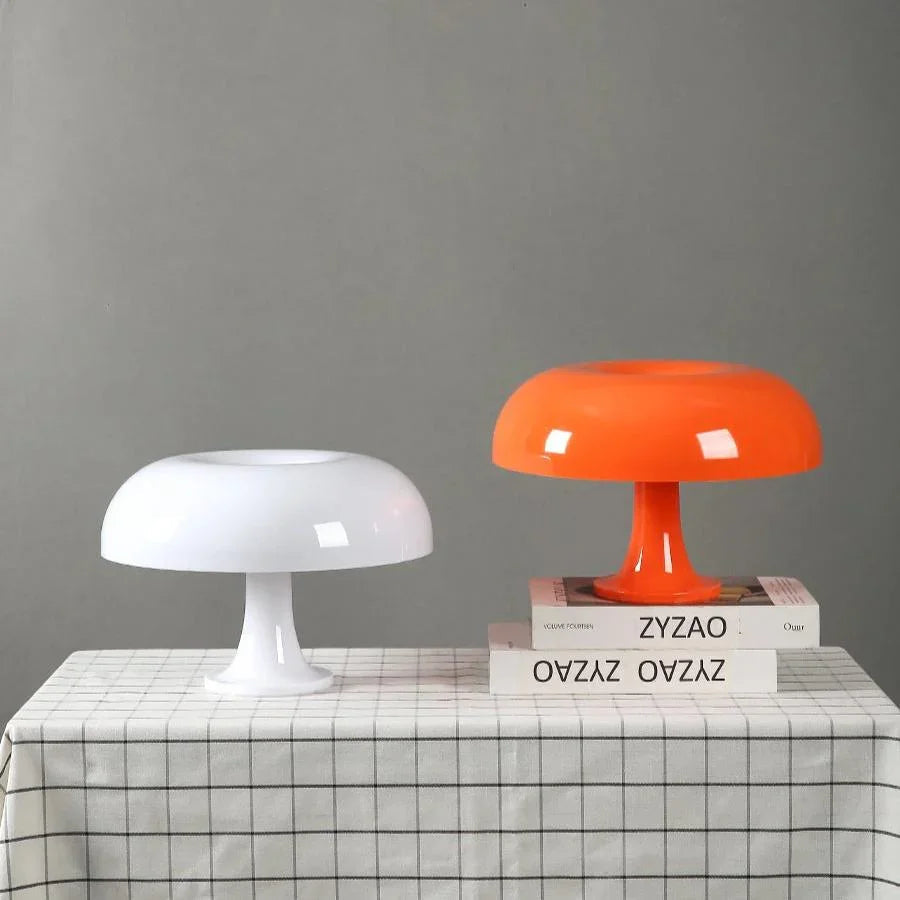 Tischlampe Retro Pilzform Skurril Wohnzimmer Schlafzimmer